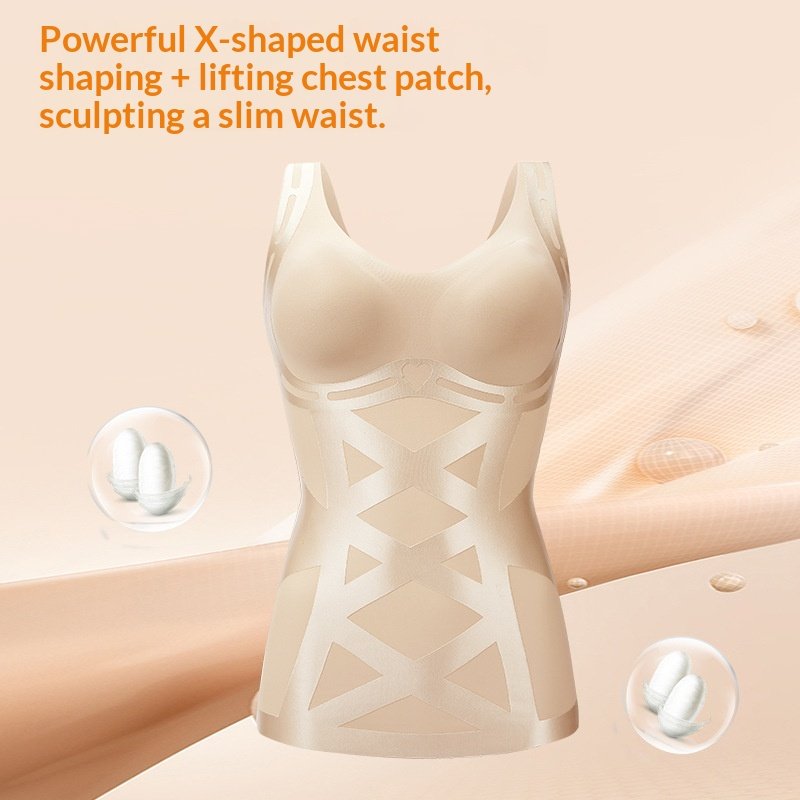 Double-wing Cross-pressure Vest Spring Breathable Fixed Women